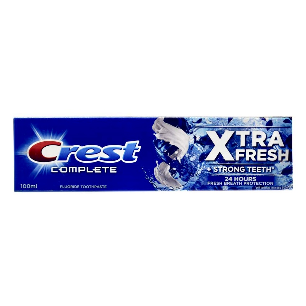 خمیردندان کرست مدل Complete Xtra Fresh | محافظت ۲۴ ساعته از نفس تازه | تقویت‌کننده دندان و جلوگیری از پوسیدگی | حجم ۱۰۰ میلی‌لیتر | ساخت آلمان