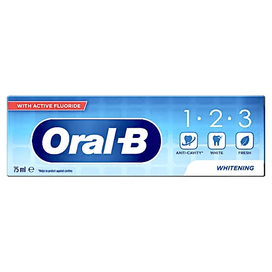 خمیردندان سفیدکننده اورال بی (Oral-B) مدل FRESH WHITE | ضد پوسیدگی و طراوت‌بخش | با طعم نعناع تازه | مناسب بزرگسالان | ساخت آلمان