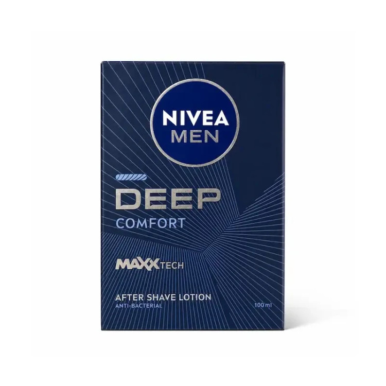 لوسیون پس از اصلاح نیوآ من مدل DEEP COMFORT MAXTECH | ضد باکتری و مرطوبکننده | تسکین دهنده و نرمکننده پوست | حجم ۱۰۰ میلیلیتر | ساخت آلمان