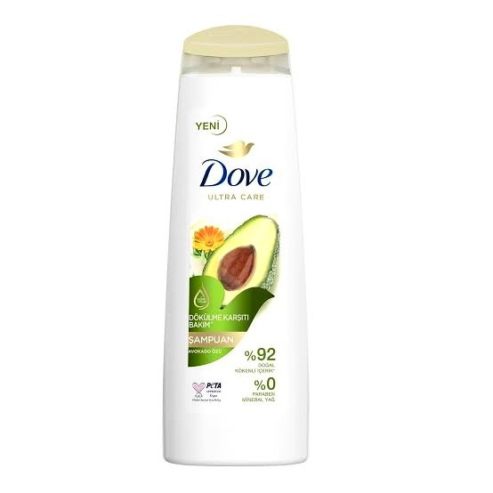 شامپو داو مدل Ultra Care Avocado & Anti-Hair Fall | ضد ریزش و مراقبتکننده | حاوی ۹۲٪ مواد طبیعی | وگان | بدون روغن معدنی | حجم ۴۰۰ میلیلیتر | ساخت ترکیه