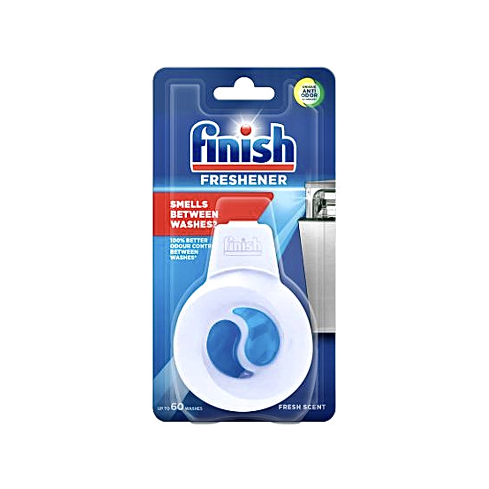 خوشبوکننده ماشین ظرفشویی فینیش مدل Freshener | رفع بوی بد بین شستشوها | کنترل ۱۰۰٪ بهتر بو | تا ۶۰ بار شستشو | ۱ عدد | ساخت یونان